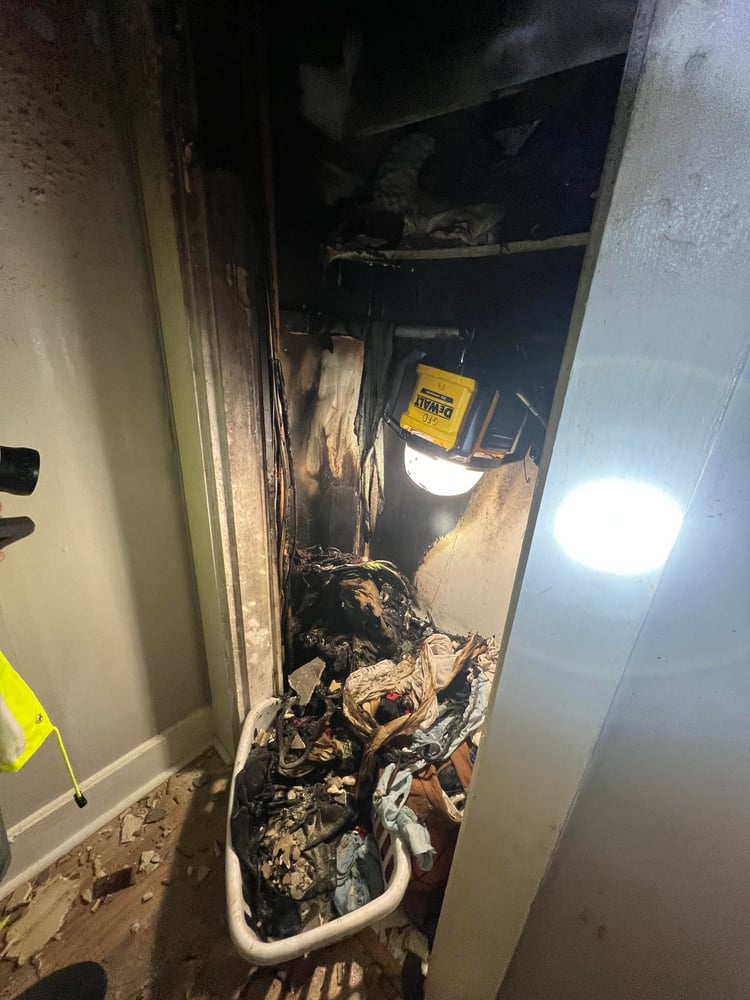 Gloucester Closet Fire